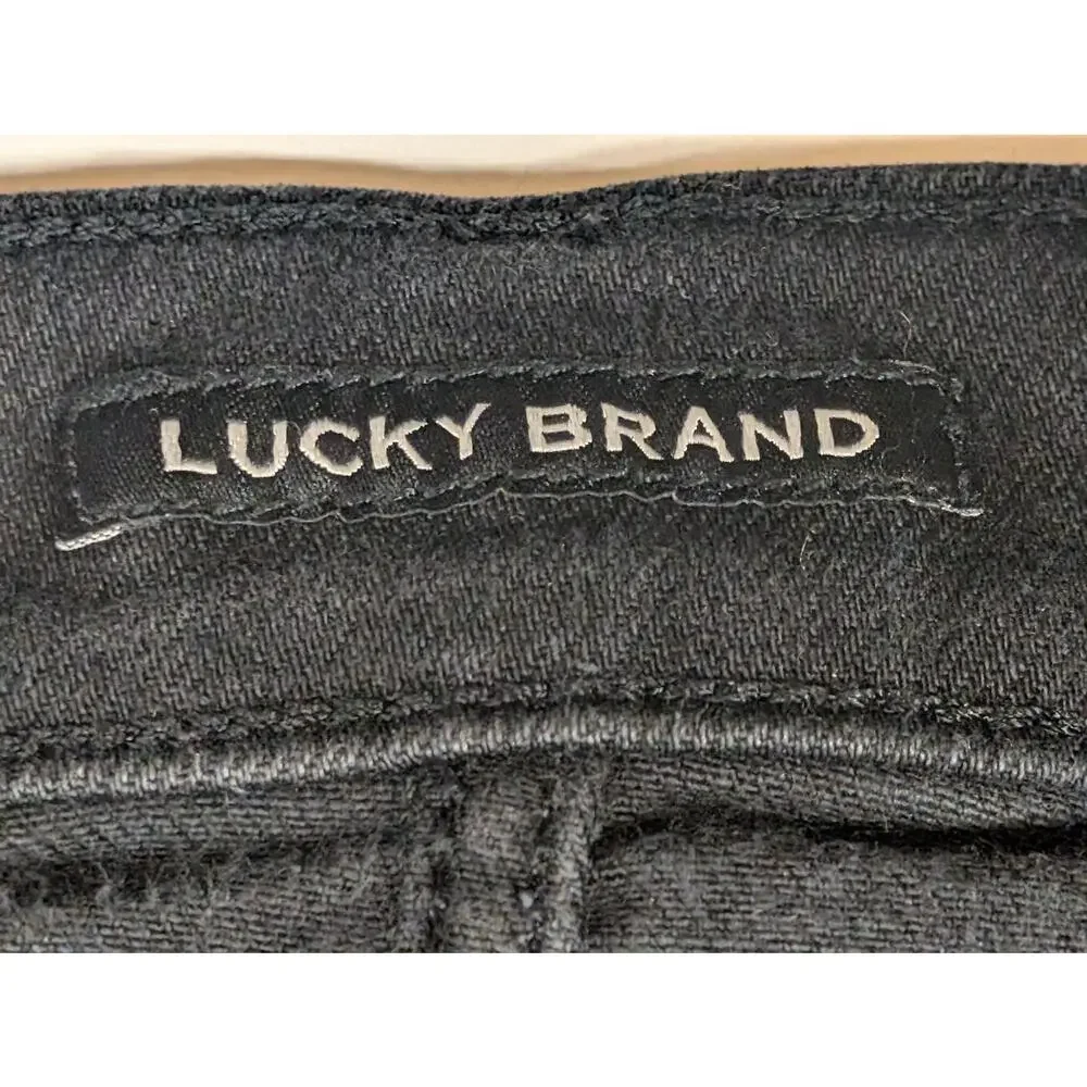 Lucky Brand Jeans Women's Size 10 Black Bridgette High Rise Skinny (0619)